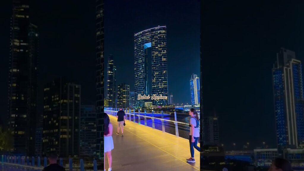 Dubai Nightview | Dubai Marina #dubai #dubainightview #shorts  #dubaimarina #dubaicity #travel #blog