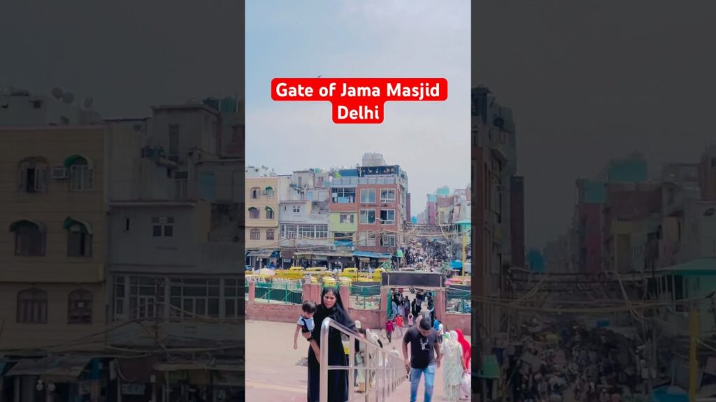 Gate of Jama Masjid Delhi #viral #trending #travel #trend #blog