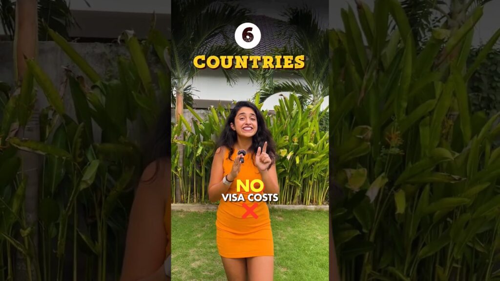 Top VISA-FREE countries for INDIANS you must visit!! 💯 #visafree #mustvisit #traveldiaries