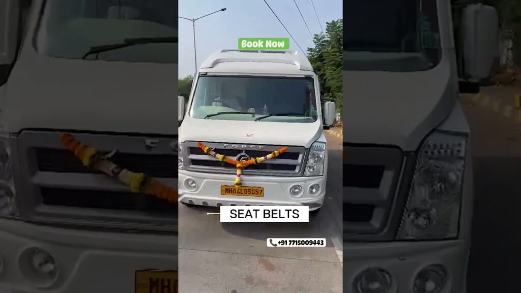 Book New 26 Seater Tempo Traveler on Rent in Mumbai