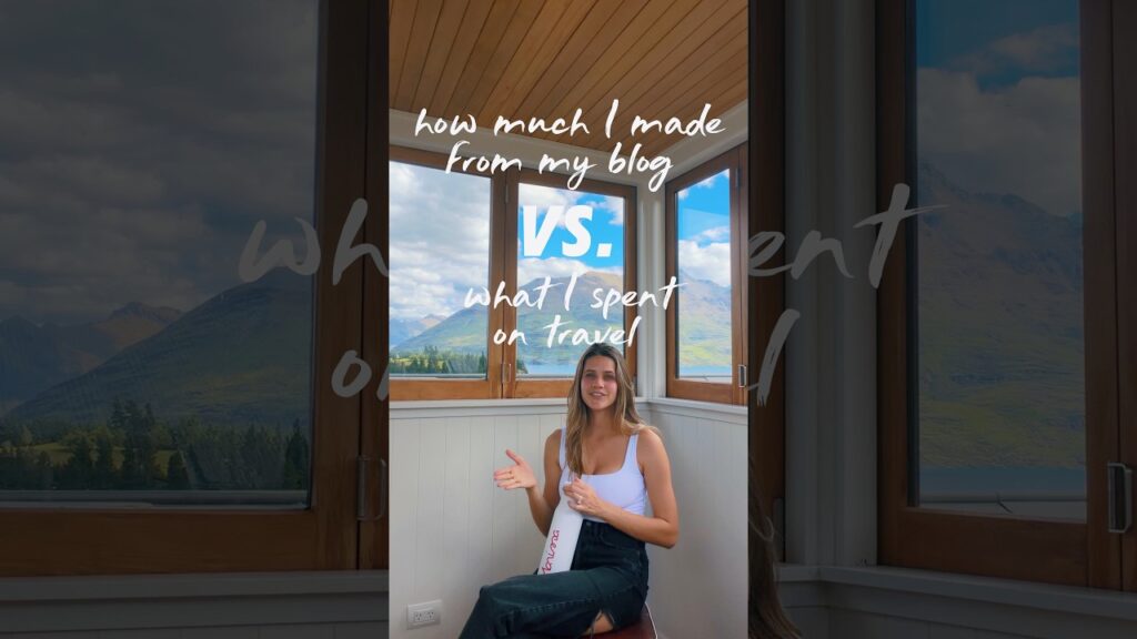 HOW MUCH $$ MY TRAVEL BLOG MADE THIS YEAR #financialfreedom #travelblog