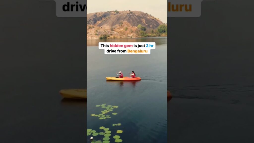 offbeat kayaking place near namma Bengaluru  location   QMango forest Ramanagar  #travel #bengaluru