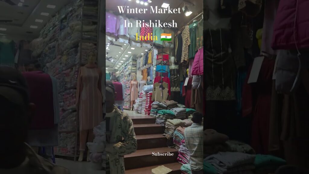 Winter Market in Rishikesh India 🇮🇳 #shots #india #rishikesh #travel #travelblog #youtubeshorts